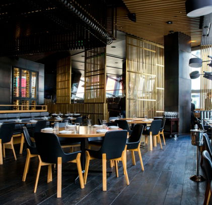 photo of pub set in room during daytime